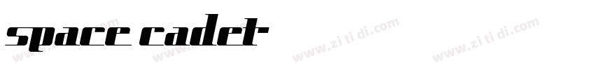 space cadet字体转换